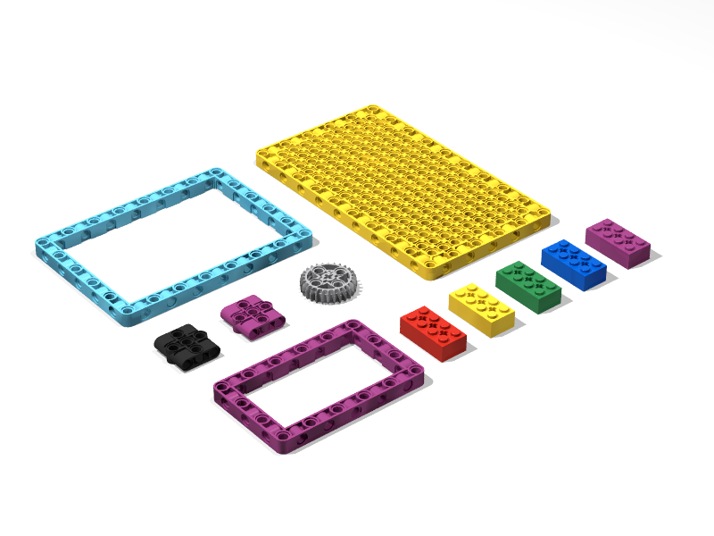 Unique parts LEGO_Education_SPIKE_Prime 45678