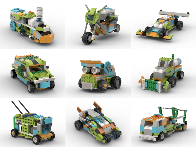 4 Transport set Lego Wedo - Roboinstruction.com