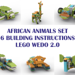 African Animals set Lego Wedo 2.0