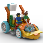 Lunar Rover Vehicle Lego Spike Essential